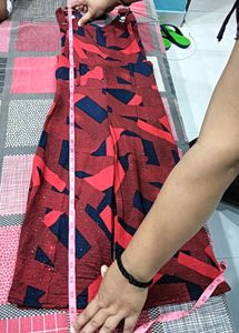 Beautiful red colour Dangri for girls