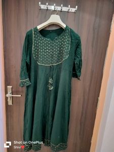 Green Kurta Set