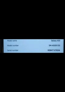 Samsung Galaxy A50