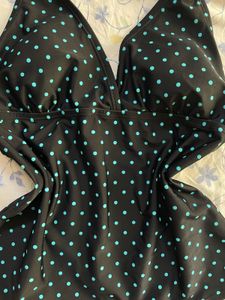 Polka Dot Halter Neck Top