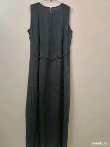 Sleeveless Long Black Dress