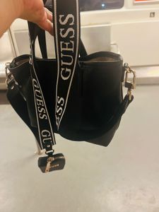 authentic Guess Black Tote Bag