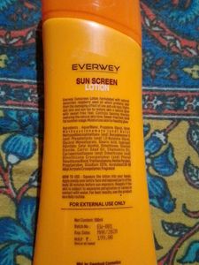 Everwey SPF 30 Sunscreen Lotion