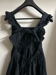 Black Ruffle Dress