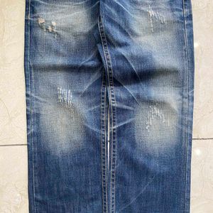 Blue Straight Jeans