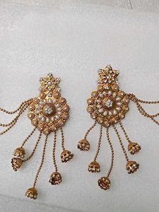 Gold Tone Dangle Earrings