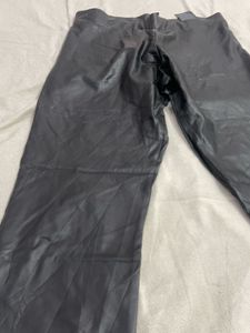 Black Faux Leather Leggings