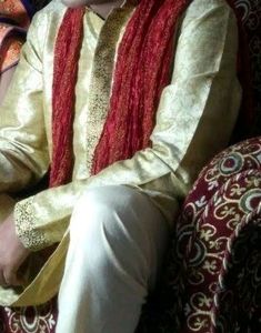 Manyavar Ethnic Kurta Set with Dupatta for Men