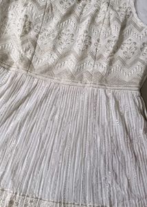 White Embroidered Dress