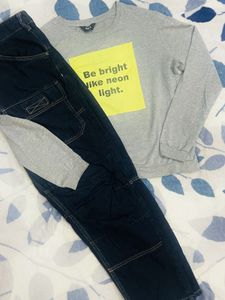 BEAUTIFUL ORIGINAL MAX GRAY SWEATSHIRT