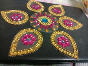 Decorative Rangoli Kundan Art