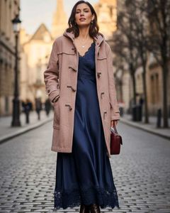 BURBERRY Pink Duffle Coat