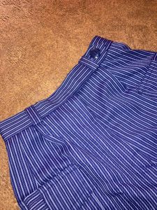 Striped straight Pants