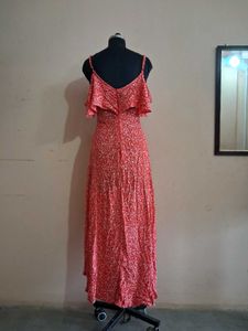 Symmetrical Floral Dress