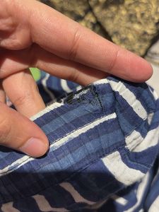 Ethnic Blue &amp; White Pants