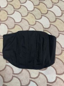 Black Bandeau Top