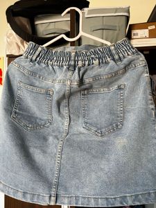 Denim Mini Skirt