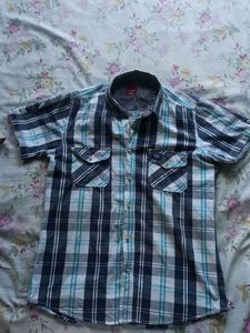 Men Regular Fit Half Shirt, Og Driftwood