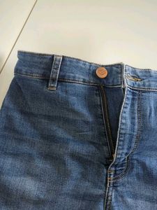 Denim High-Waisted Shorts