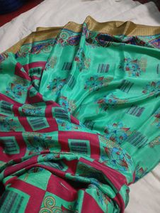 Elegant Floral and off  half Desi