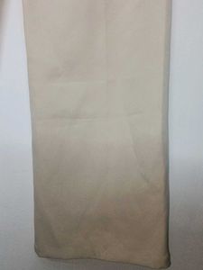 Beige Straight Leg Pants