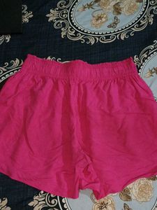Pink Casual Shorts For Women