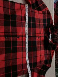 ZARA Men&#39;s/Boy&#39;s Red Check Shirt