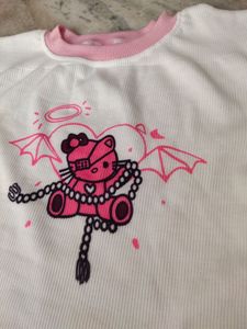 Cute Graphic Tee / crop top