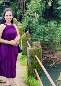 Women Fit Flare Purple Dress