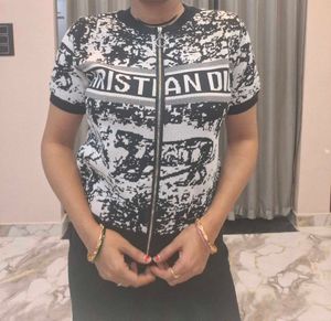 Christian Dior Black/White Top