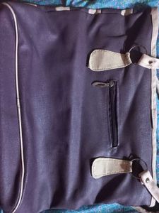 Striped Tote Bag 3 Compartment