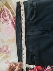 Black Baggy Denim Jeans