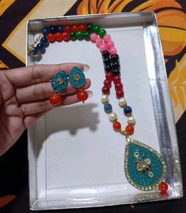 Multi Colored Jewellery Set✨