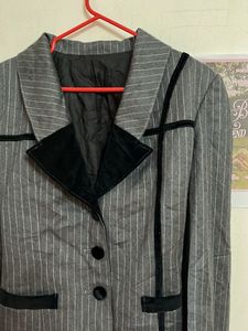 Vintage Striped Blazer