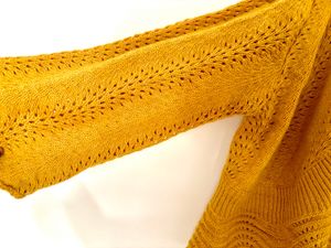 Yellow Net Beautiful Cardigan