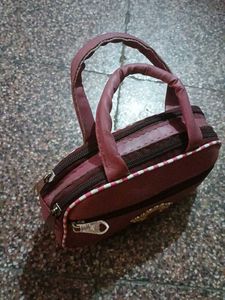 Cute Pink Embellished Handbag