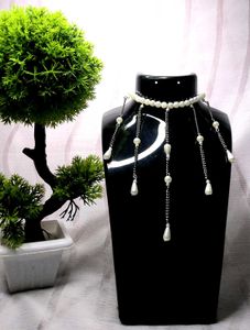 Korean Style Pearl Drop Necklace | Bold & Asthetis