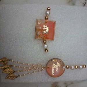 Resin Bhaiya &amp; Bhabhi Rakhi