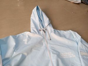 Stylish Color Block Windbreaker Jacket