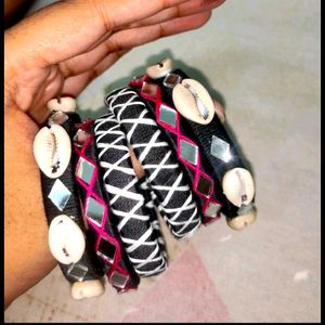 Black Handmade Bangles 🖤