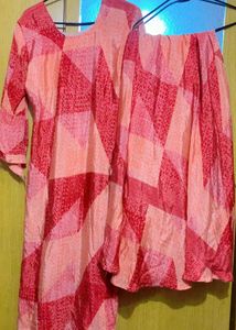 Ethnic Kurta with umbrella plazzo