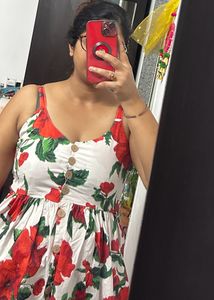 White floral summar Dress