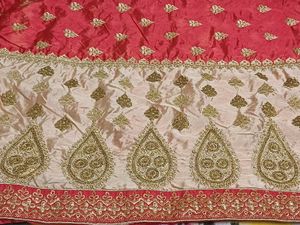 Embroidered saree