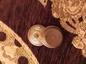 Vintage Sindoor Box Made Of Brass