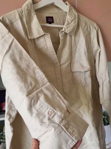 4XLPlus Size Solid Cotton Casual Shirts by ALTOMOD