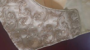 Golden Embroidered and stonework Blouse