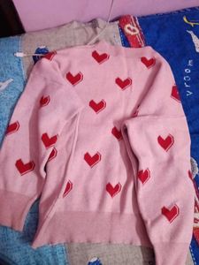 Cute Heart Sweater