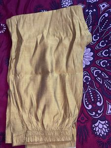 Elegant Mustard Embroidered Kurti