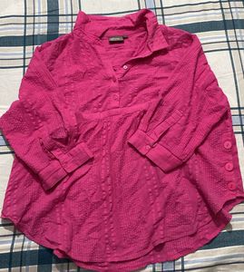 Pink Loose Fit Top &amp; Kurta