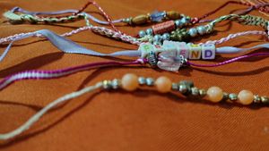 A Set of 7 Classic Friendship Bands